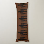 Southwest Desert Saguaro Cactus Rustic Body Pillow Lichaamskussen (Achterkant (Verticaal))