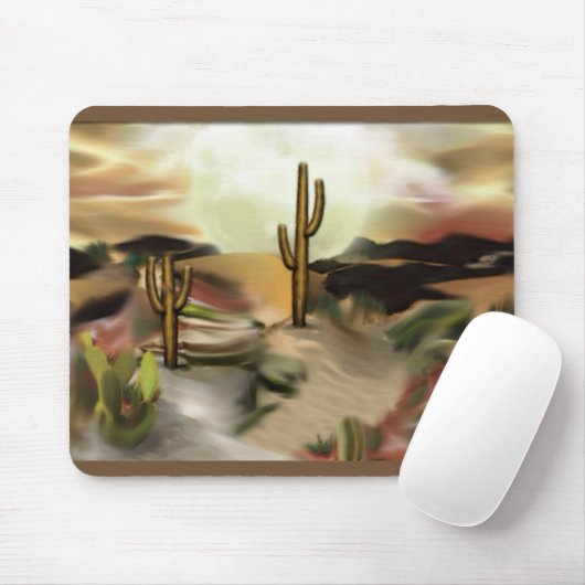 Southwest Desert Sunrise Muismat (Met muis)