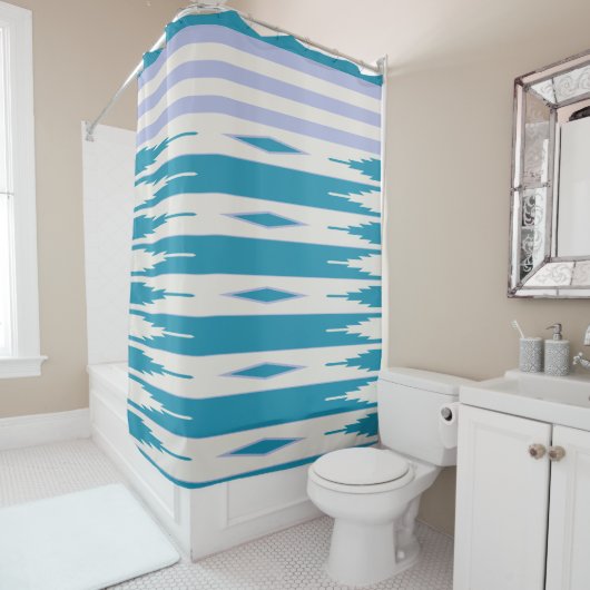 Southwest Design 1 douchegordijn (In situ)