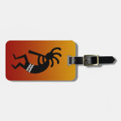 Southwest Design Dancing Kokopelli Bagagelabel (Voorkant horizontaal)
