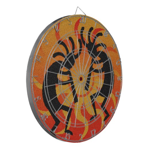 Southwest Design Dancing Kokopelli Dartbord (Voorkant Links)