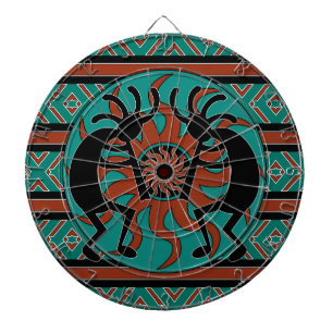 Southwest Design Dancing Kokopelli Dartbord
