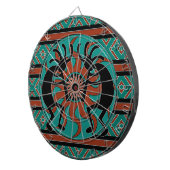 Southwest Design Dancing Kokopelli Dartbord (Voorkant Rechts)