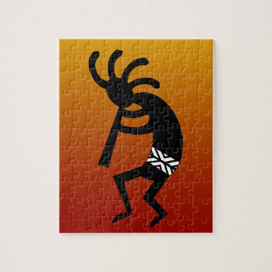 Southwest Design Dancing Kokopelli Legpuzzel (Verticaal)