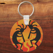 Southwest Design Dancing Kokopelli Sleutelhanger (Voorkant)