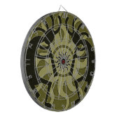 Southwest Design Dancing Kokopelli Tribal Sun Dartbord (Voorkant Links)