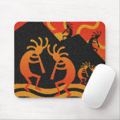 Southwest Design Desert Sunset Kokopelli Muismat (Met muis)