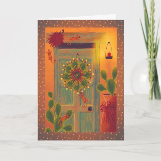 Southwest Design gepersonaliseerd Feestdagen Kaart (Voorkant)