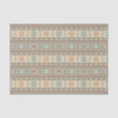 Southwest Design Green Brown Tan Tissuepapier (Voorkant)
