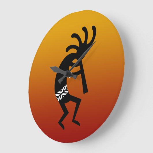 Southwest Design Kokopelli Grote Klok (Hoek)