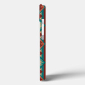 Southwest Design Turquoise Terracotta Monogram Case-Mate iPhone Case (Achterkant / Links)