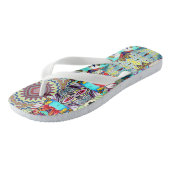 SOUTHWEST DESIGNER COLLAGE TEENSLIPPERS (Schuin)