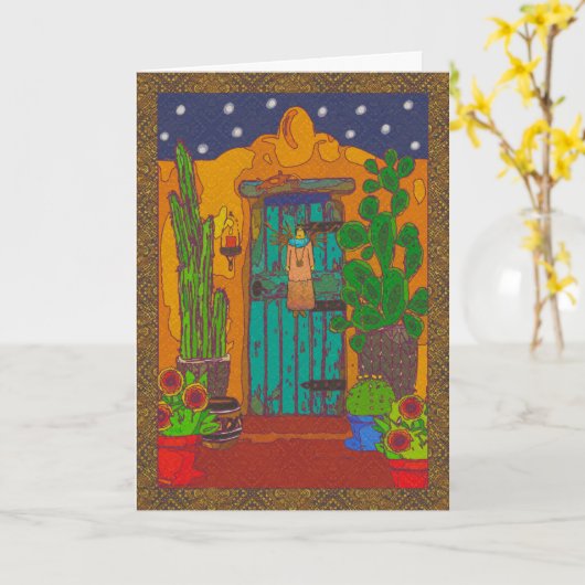 Southwest-deur met Angel Kaart (Gele Bloem)
