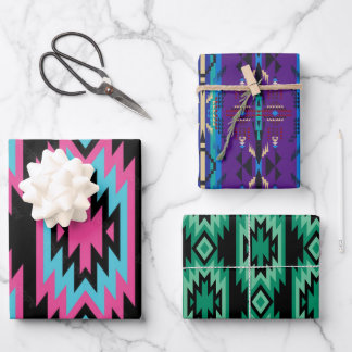 Southwest Dreams: een geometrische beeldweergave Inpakpapier Vel