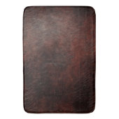 Southwest Faux Brown Leather Koeienhuid Badmat (Voorkant Verticaal)