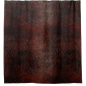 Southwest Faux Brown Leather Koeienhuid Douchegordijn (Voorkant)