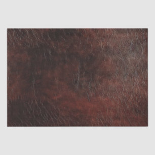 Southwest Faux Brown Leather Koeienhuid Tissuepapier
