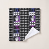 Southwest Feather Blessings in Hot Pink Bad Handdoek (Wasdoekje)