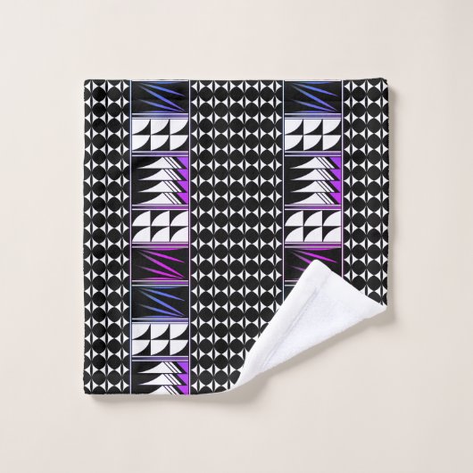 Southwest Feather Blessings in Hot Pink Bad Handdoek (Wasdoekje)