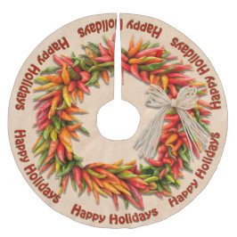 Southwest Festive Chile Ristra Wreath Personalized Kerstboom Rok
