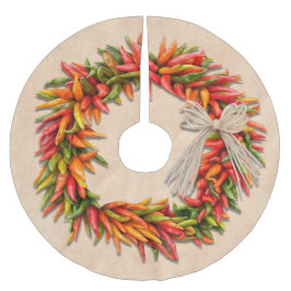 Southwest Festive Colorful Chile Ristra Wreath   Kerstboom Rok