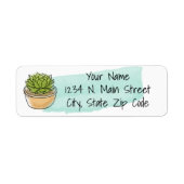 Southwest Floral Flair Etiket (Voorkant)