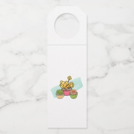 Southwest Floral Flair Flessenhanger (Achterkant)