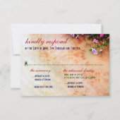 Southwest-geïnspireerde bruiloft & repetitie RSVP (Voorkant)