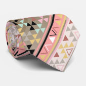 Southwest Geo Design Neutraal Stropdas (Opgerold)