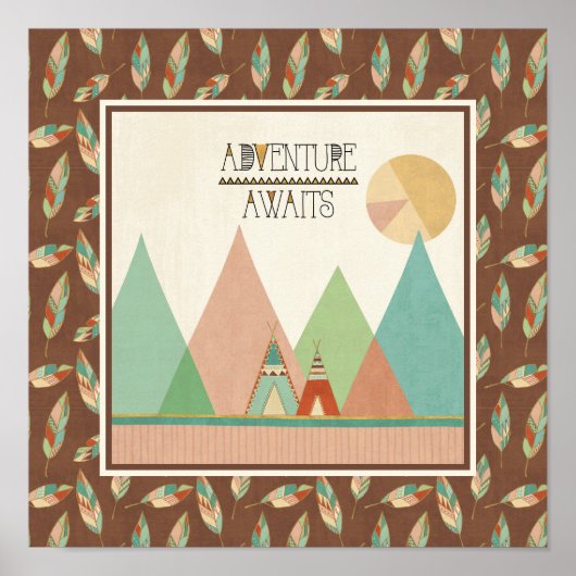 Southwest Geo III | avontuurtijd Poster (Voorkant)