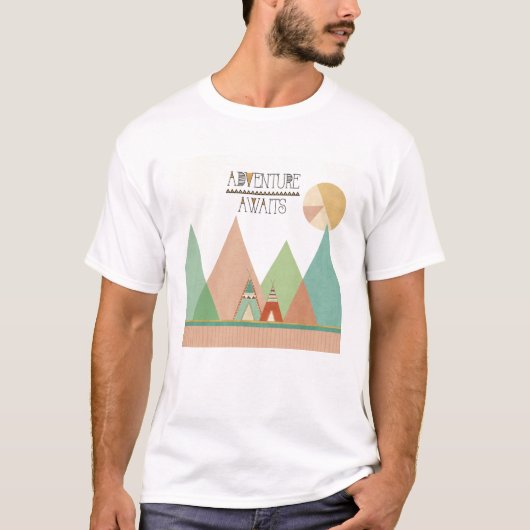 Southwest Geo III | avontuurtijd T-shirt (Voorkant)