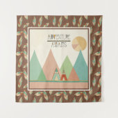 Southwest Geo III | avontuurtijd Wandkleed (Voorkant (horizontaal))