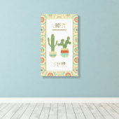 Southwest Geo IX | Lookin Sharp Canvas Afdruk (Insitu (Houten vloer))