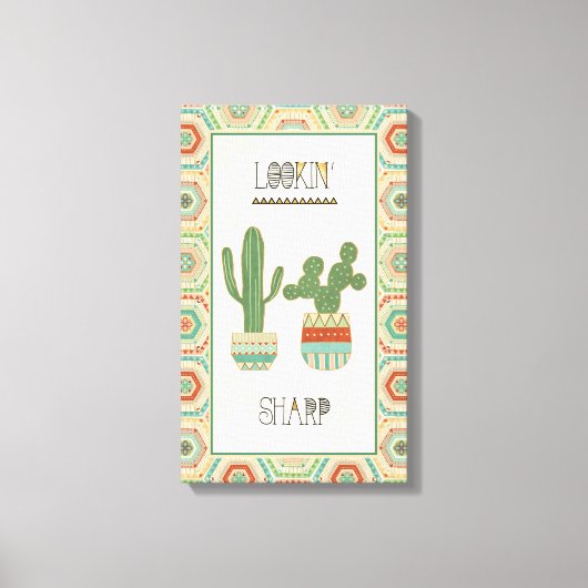 Southwest Geo IX | Lookin Sharp Canvas Afdruk (Voorkant)