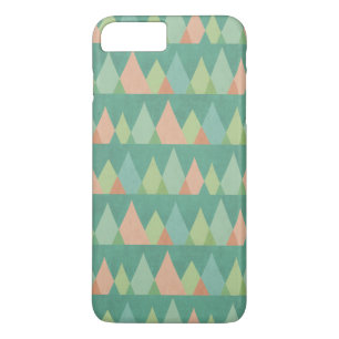 Southwest Geo Step   Blauwgroen driehoekspatroon Case-Mate iPhone Case