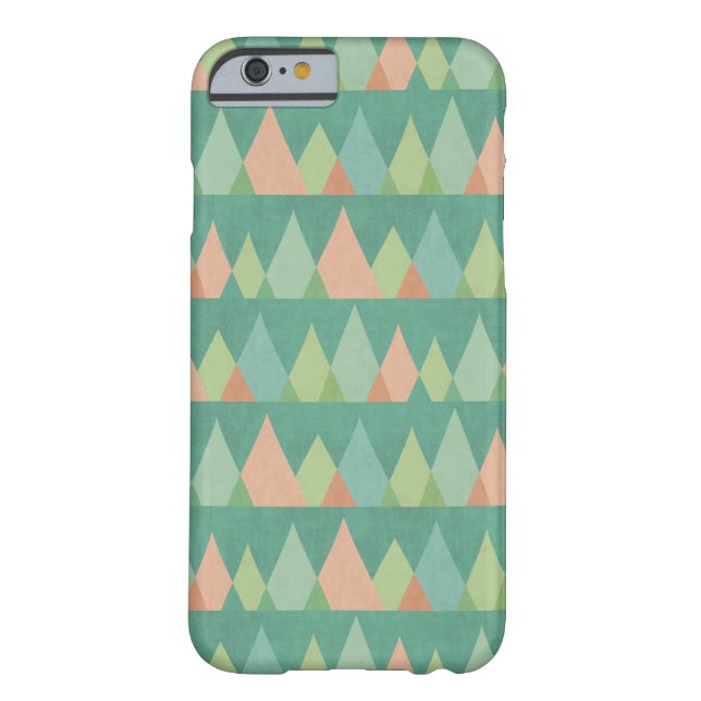 Southwest Geo Step | Blauwgroen driehoekspatroon Case-Mate iPhone Case (Achterkant)