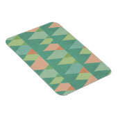 Southwest Geo Step | Blauwgroen driehoekspatroon Magneet (Rechterzijde)