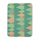 Southwest Geo Step | Blauwgroen driehoekspatroon Magneet (Verticaal)