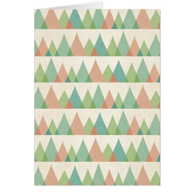 Southwest Geo Step | Blauwgroen en Koraaldriehoeke (Voorkant)