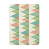 Southwest Geo Step | Blauwgroen en Koraaldriehoeke Magneet (Verticaal)