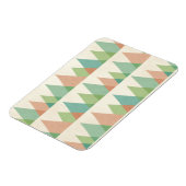 Southwest Geo Step | Blauwgroen en Koraaldriehoeke Magneet (Linkerzijde)