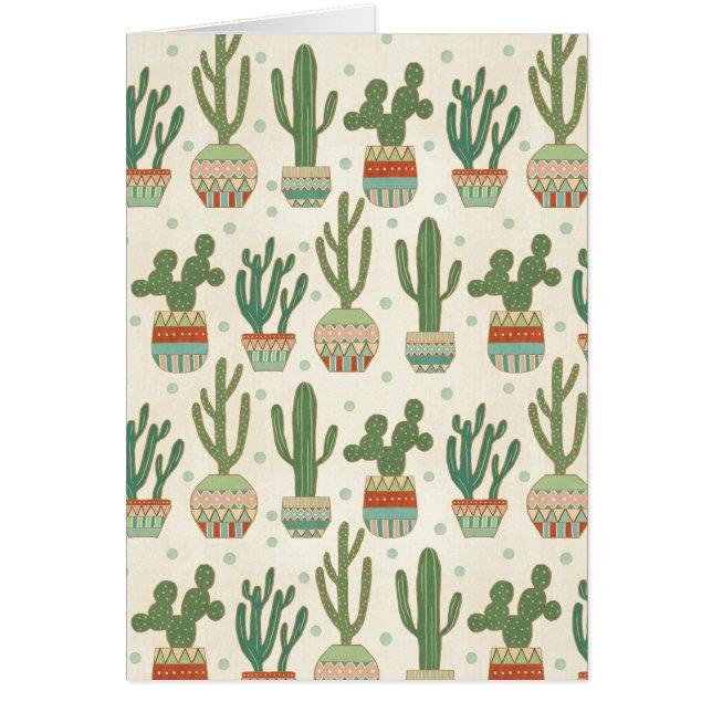 Southwest Geo Step | Cactus Pattern (Voorkant)