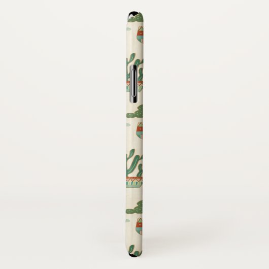 Southwest Geo Step | Cactus Pattern Case-Mate iPhone Case (Achterkant / rechts)