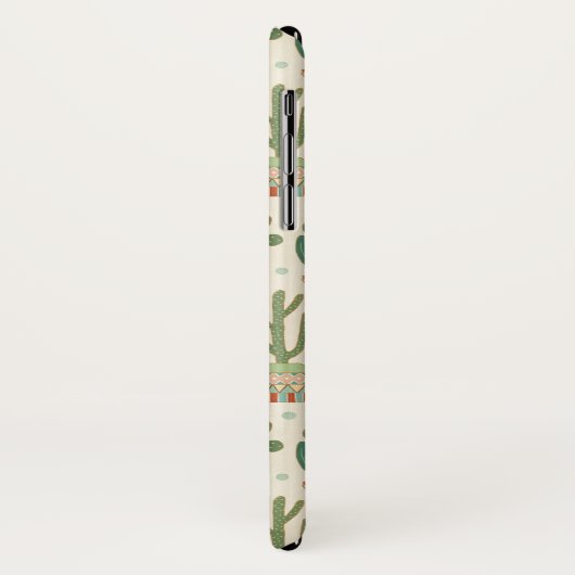 Southwest Geo Step | Cactus Pattern Case-Mate iPhone Case (Achterkant/links)