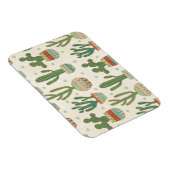 Southwest Geo Step | Cactus Pattern Magneet (Rechterzijde)
