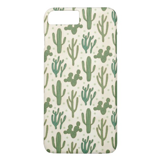 Southwest Geo Step | Duurzame Cactus Patroon Case-Mate iPhone Case (Achterkant)