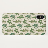 Southwest Geo Step | Duurzame Cactus Patroon Case-Mate iPhone Case (Achterkant (horizontaal))