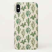Southwest Geo Step | Duurzame Cactus Patroon Case-Mate iPhone Case (Achterkant)
