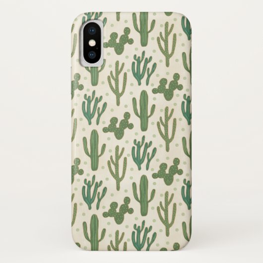 Southwest Geo Step | Duurzame Cactus Patroon Case-Mate iPhone Case (Achterkant)