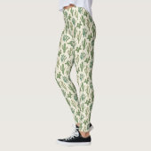 Southwest Geo Step | Duurzame Cactus Patroon Leggings (Links)